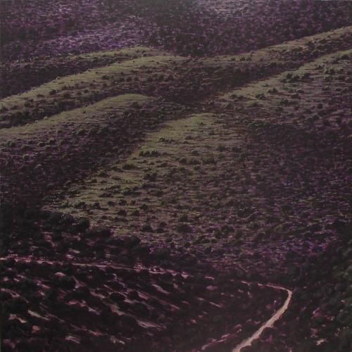 MONTAÑAS DEL SUR V, (El Silencio) acrílico - tabla 71 x 71 cm.