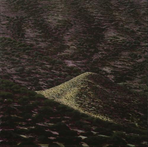 PRIMERA LUZ (El silencio), acrílico - tabla 60 x 60 cm.